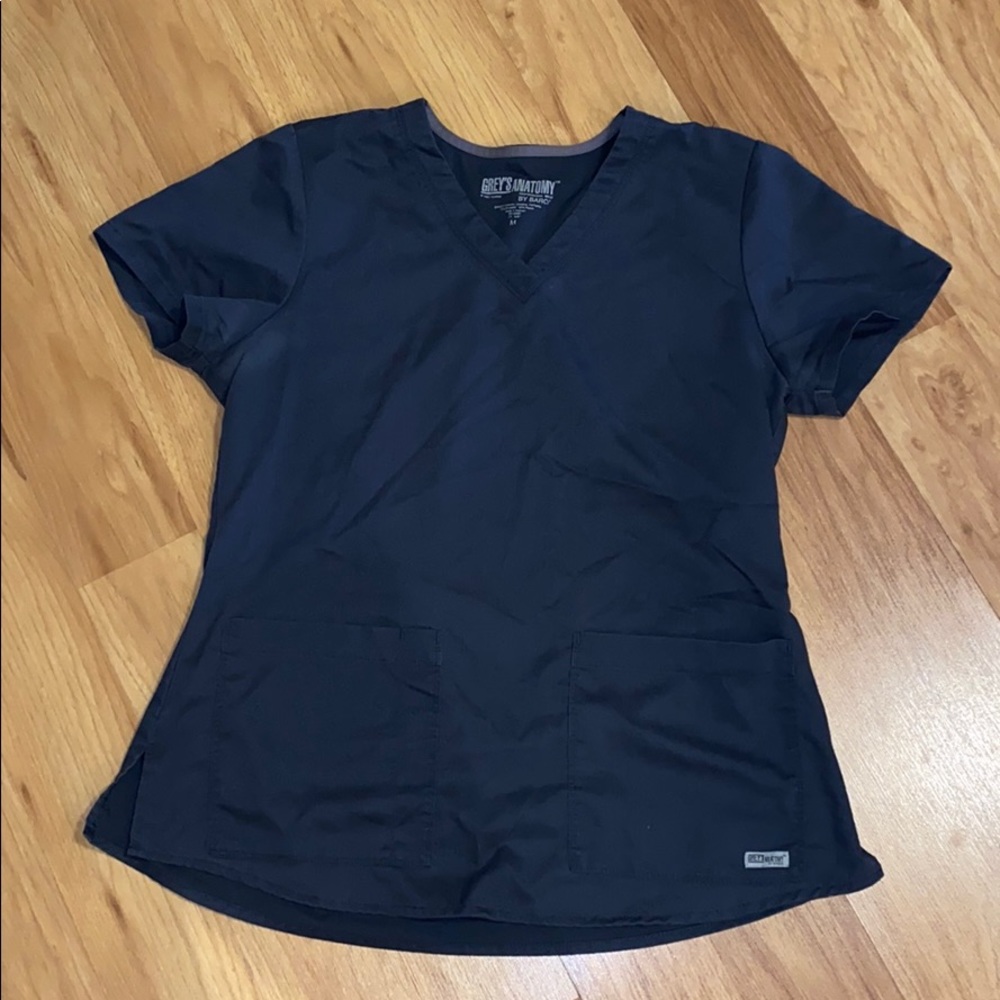 Grey’s anatomy scrub top - dark gray